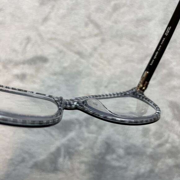 Kate Spade Eyeglasses Womens Sandee Tay 140 Black Gray Houndstooth *FRAMES ONLY* - Picture 7 of 12